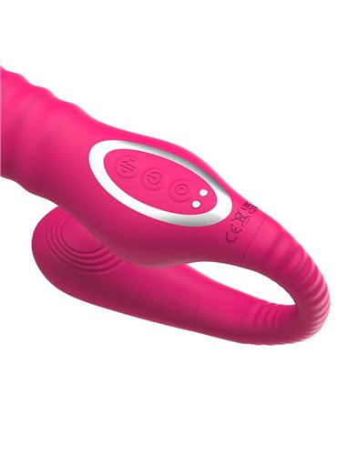 ACTION No. TwentyThree Double Vibe Pulsation and Thrusting Flexible 180º