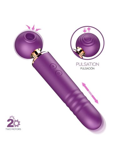 ACTION No. TwentyTwo Massager with Suction, Pulsation and Thrusting