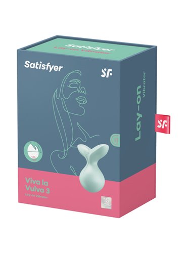 SATISFYER VIVA LA VULVA 3 LAY-ON VIBRATOR